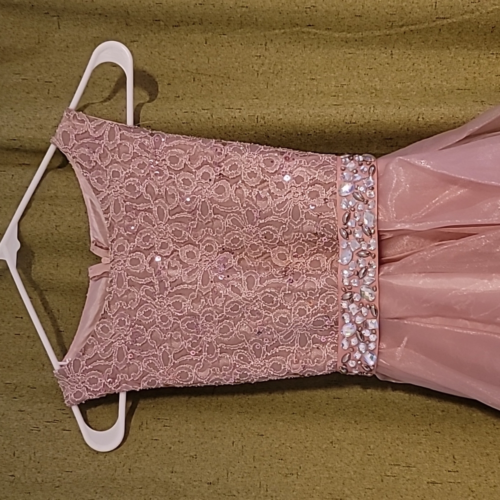My best kid USA Pink formal dress with sparkle belt